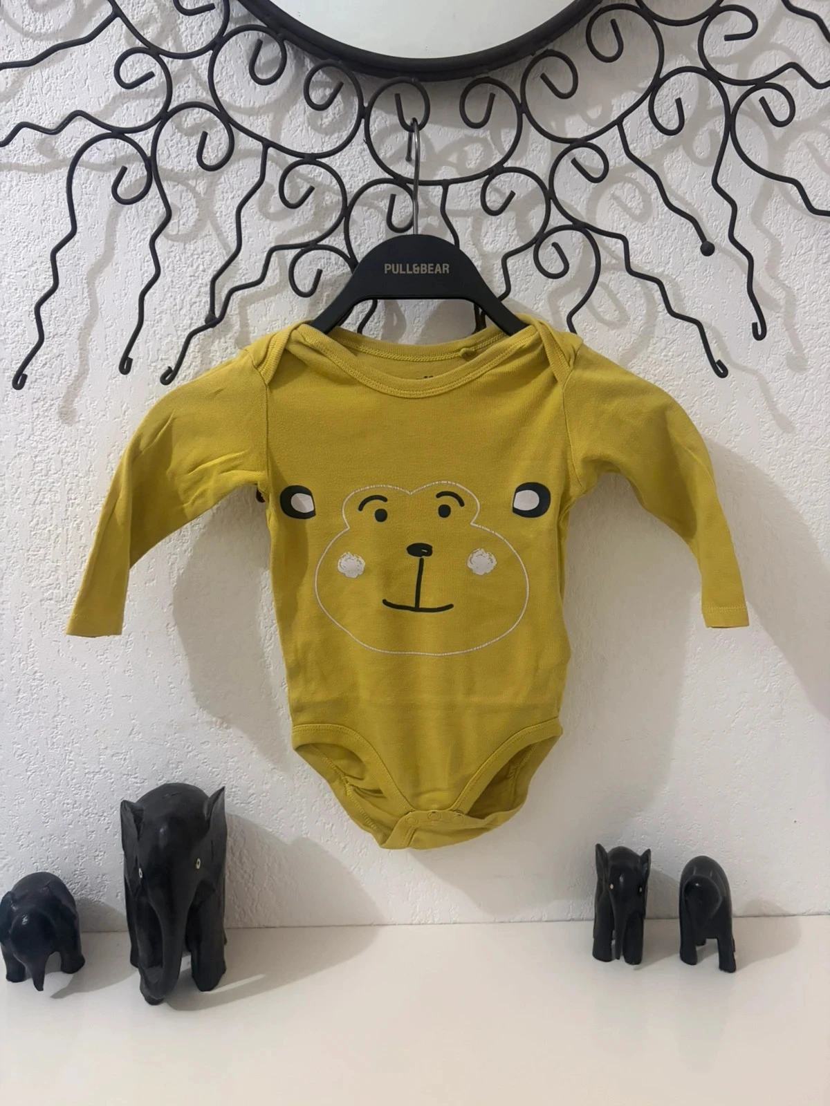 Set van 4 lange mouw body's Lupilu Aapjes & Beren – Biologisch katoen – Maat 74/80 (6-12 maanden) – photo 10